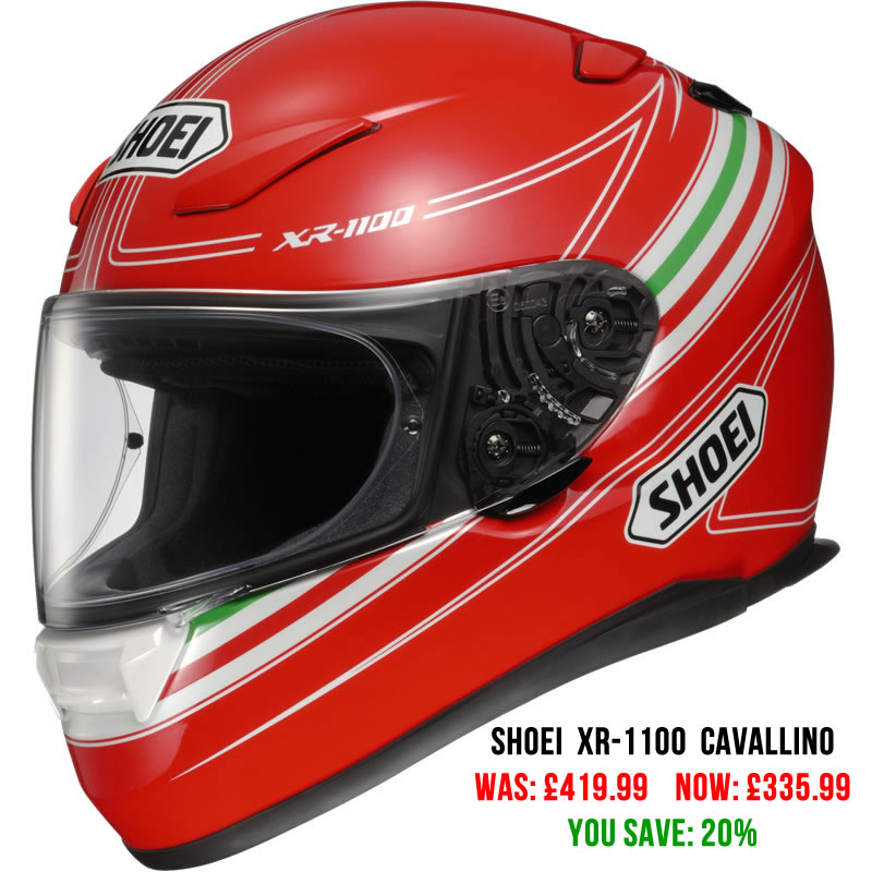 Shoei XR-1100 Cavallino Motorcycle Helmet