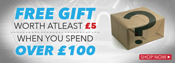 Spend over £100 get free gift 2